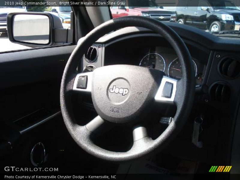 Bright Silver Metallic / Dark Slate Gray 2010 Jeep Commander Sport