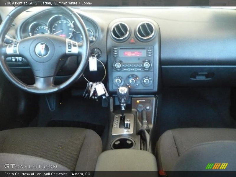 Summit White / Ebony 2009 Pontiac G6 GT Sedan