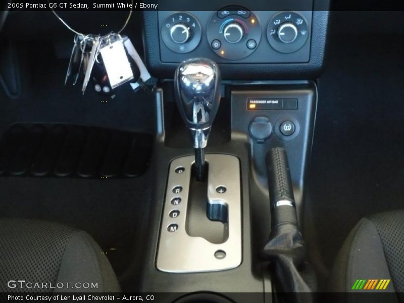 Summit White / Ebony 2009 Pontiac G6 GT Sedan