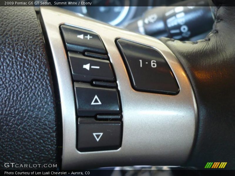 Summit White / Ebony 2009 Pontiac G6 GT Sedan