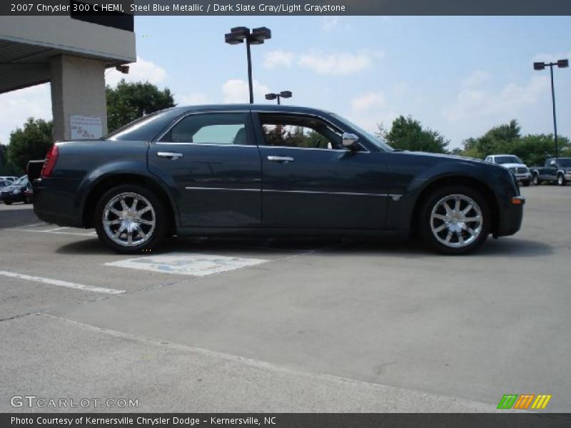 Steel Blue Metallic / Dark Slate Gray/Light Graystone 2007 Chrysler 300 C HEMI