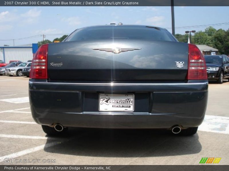 Steel Blue Metallic / Dark Slate Gray/Light Graystone 2007 Chrysler 300 C HEMI