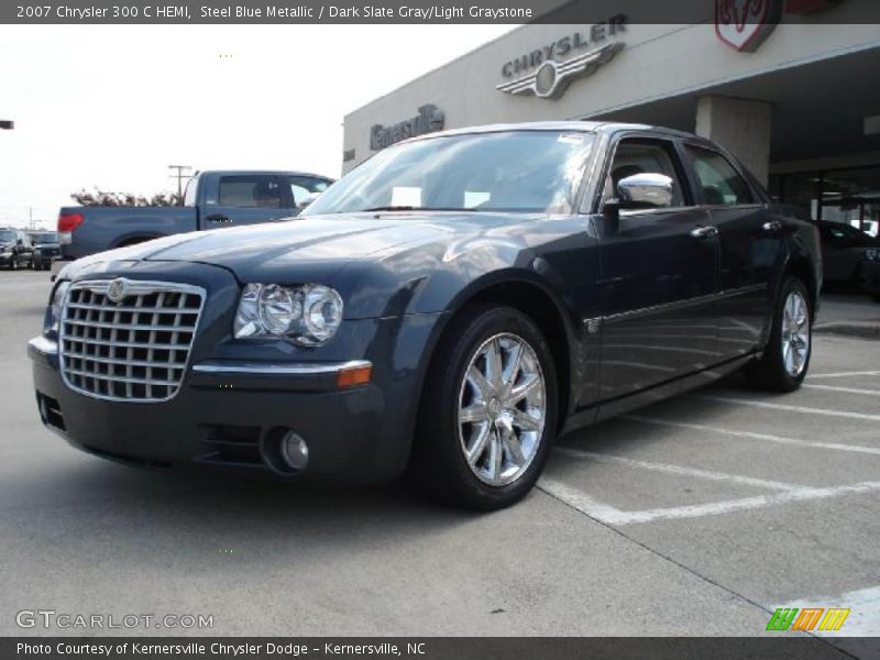 Steel Blue Metallic / Dark Slate Gray/Light Graystone 2007 Chrysler 300 C HEMI