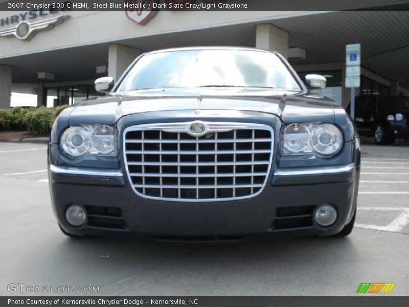 Steel Blue Metallic / Dark Slate Gray/Light Graystone 2007 Chrysler 300 C HEMI
