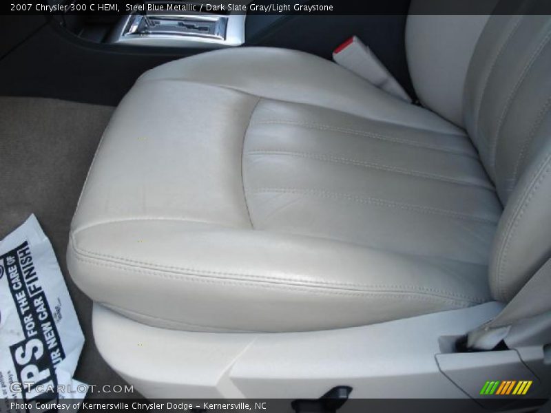 Steel Blue Metallic / Dark Slate Gray/Light Graystone 2007 Chrysler 300 C HEMI
