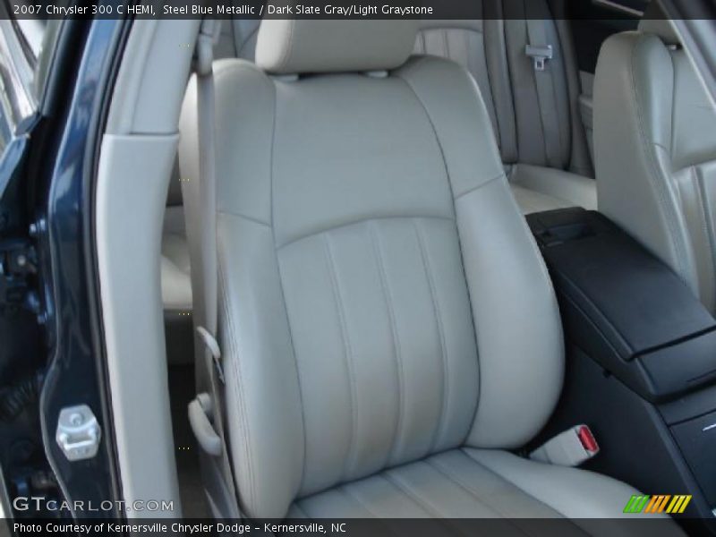 Steel Blue Metallic / Dark Slate Gray/Light Graystone 2007 Chrysler 300 C HEMI