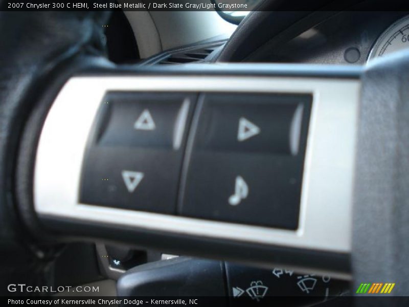Steel Blue Metallic / Dark Slate Gray/Light Graystone 2007 Chrysler 300 C HEMI