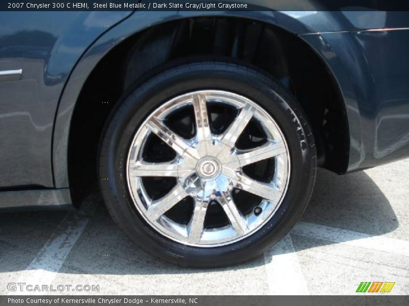 Steel Blue Metallic / Dark Slate Gray/Light Graystone 2007 Chrysler 300 C HEMI