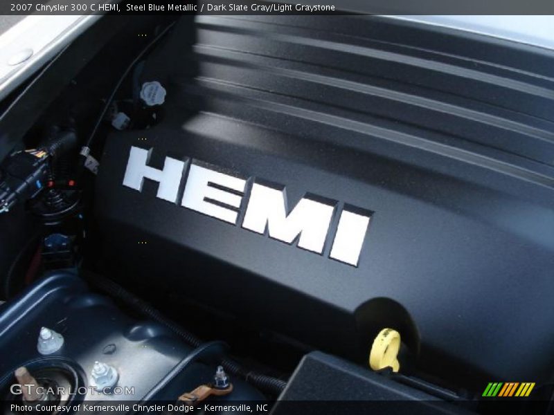 Steel Blue Metallic / Dark Slate Gray/Light Graystone 2007 Chrysler 300 C HEMI