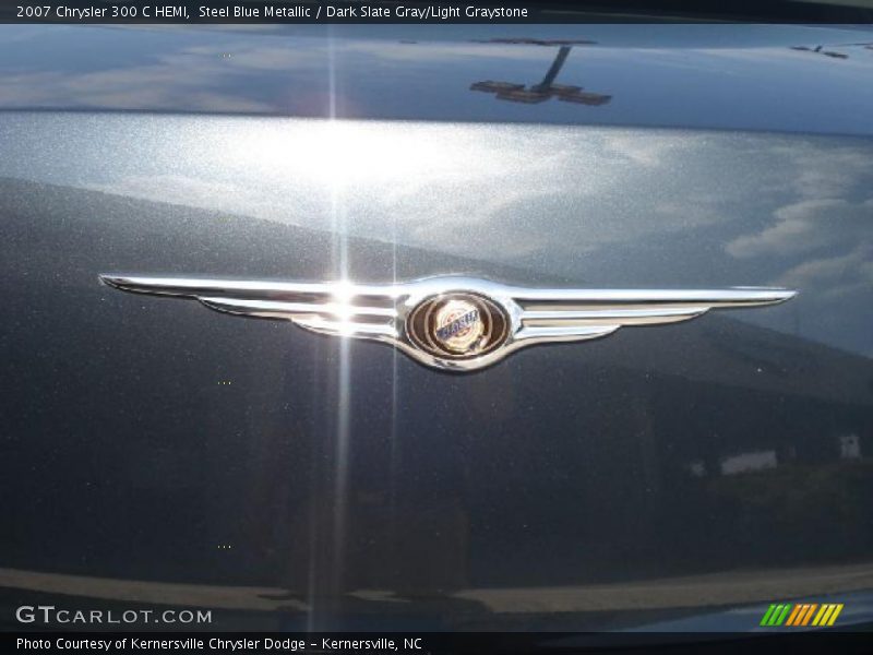 Steel Blue Metallic / Dark Slate Gray/Light Graystone 2007 Chrysler 300 C HEMI