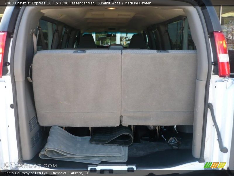 Summit White / Medium Pewter 2008 Chevrolet Express EXT LS 3500 Passenger Van