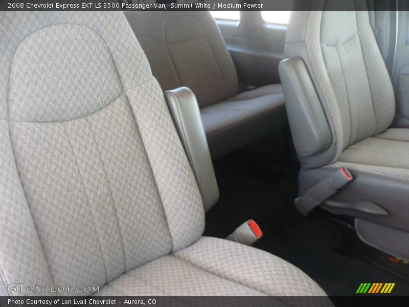 Summit White / Medium Pewter 2008 Chevrolet Express EXT LS 3500 Passenger Van