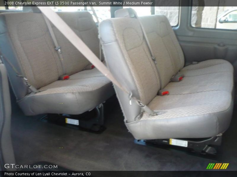 Summit White / Medium Pewter 2008 Chevrolet Express EXT LS 3500 Passenger Van