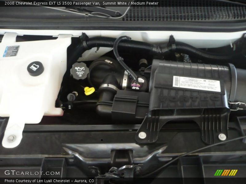Summit White / Medium Pewter 2008 Chevrolet Express EXT LS 3500 Passenger Van