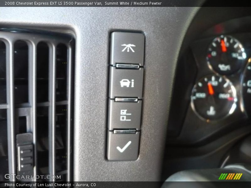 Summit White / Medium Pewter 2008 Chevrolet Express EXT LS 3500 Passenger Van