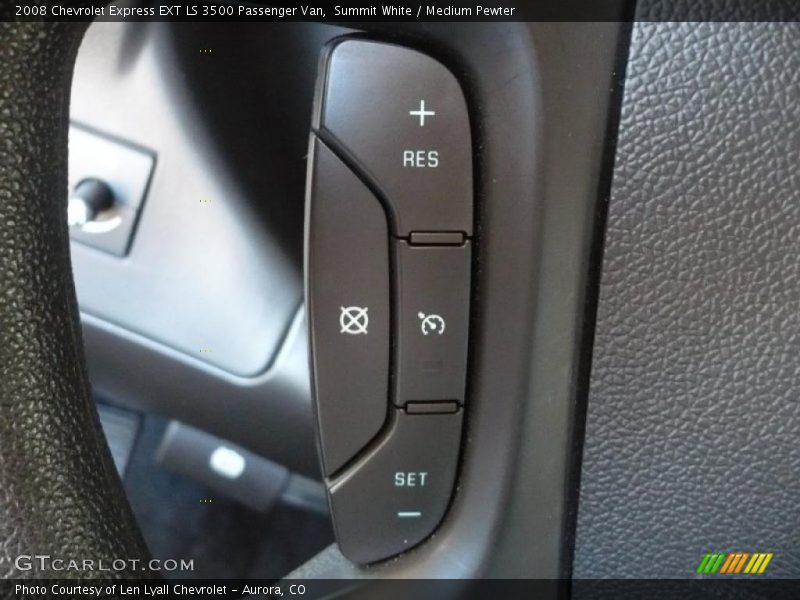 Summit White / Medium Pewter 2008 Chevrolet Express EXT LS 3500 Passenger Van