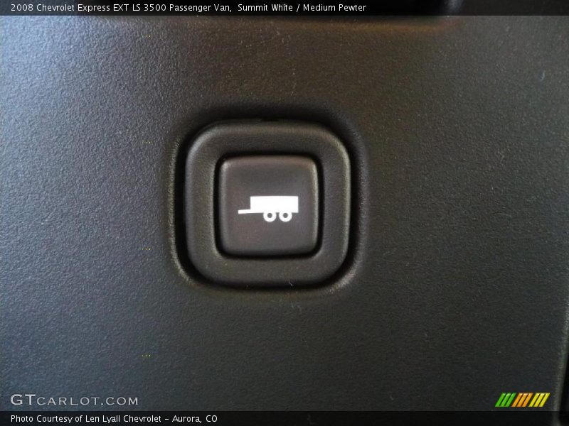 Summit White / Medium Pewter 2008 Chevrolet Express EXT LS 3500 Passenger Van