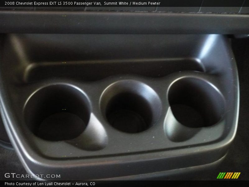Summit White / Medium Pewter 2008 Chevrolet Express EXT LS 3500 Passenger Van