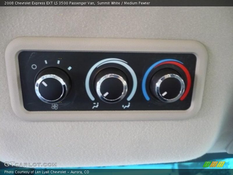 Summit White / Medium Pewter 2008 Chevrolet Express EXT LS 3500 Passenger Van