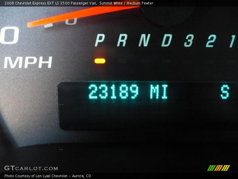 Summit White / Medium Pewter 2008 Chevrolet Express EXT LS 3500 Passenger Van