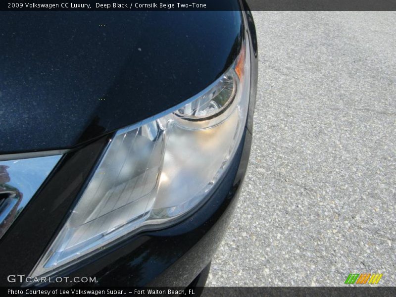 Deep Black / Cornsilk Beige Two-Tone 2009 Volkswagen CC Luxury