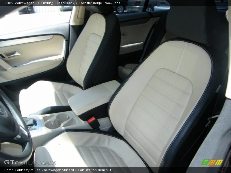 Deep Black / Cornsilk Beige Two-Tone 2009 Volkswagen CC Luxury