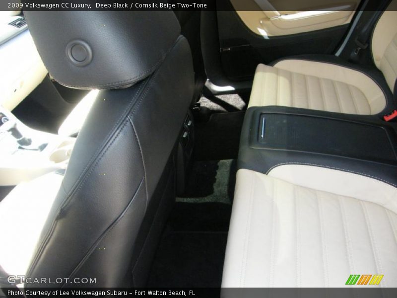 Deep Black / Cornsilk Beige Two-Tone 2009 Volkswagen CC Luxury