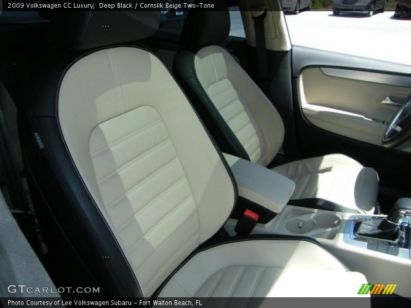 Deep Black / Cornsilk Beige Two-Tone 2009 Volkswagen CC Luxury