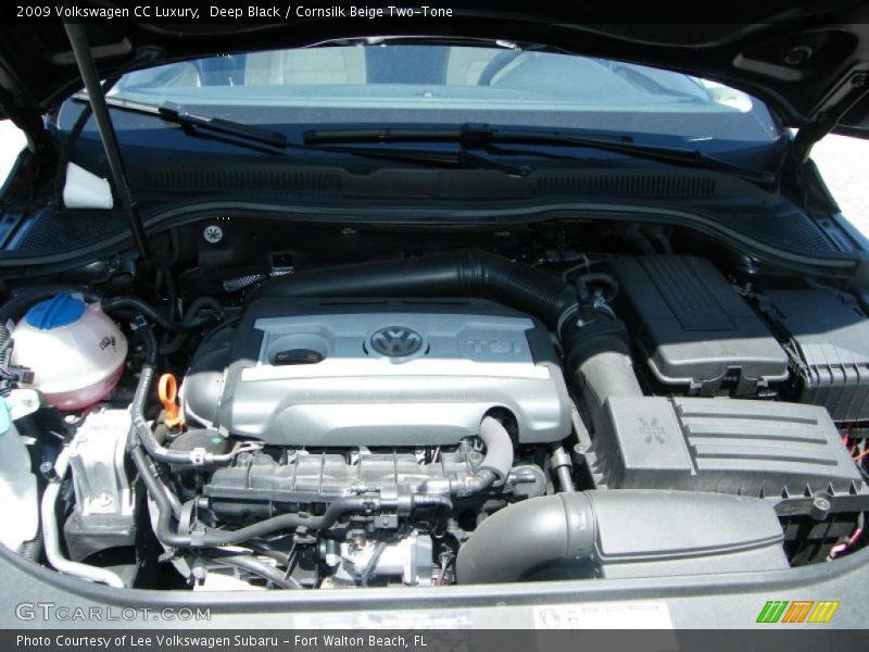 Deep Black / Cornsilk Beige Two-Tone 2009 Volkswagen CC Luxury
