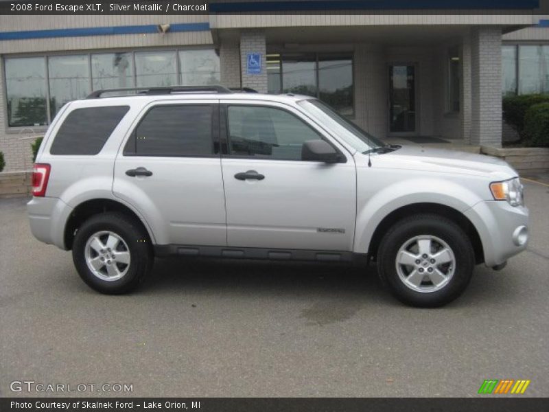 Silver Metallic / Charcoal 2008 Ford Escape XLT