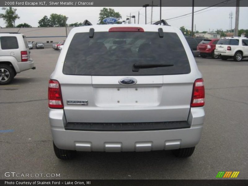 Silver Metallic / Charcoal 2008 Ford Escape XLT