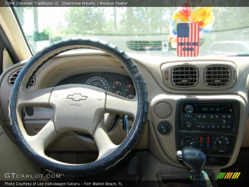Silverstone Metallic / Medium Pewter 2004 Chevrolet TrailBlazer LS