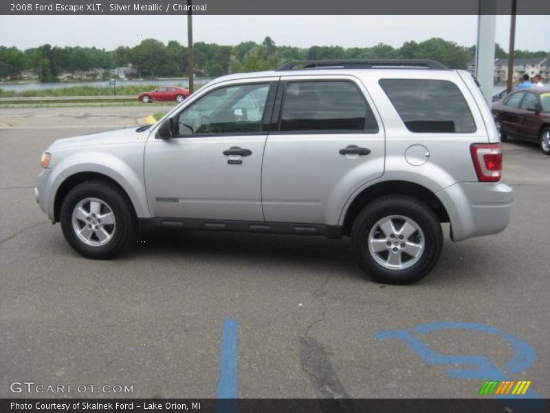Silver Metallic / Charcoal 2008 Ford Escape XLT