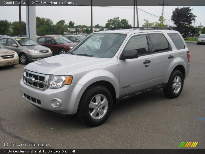 Silver Metallic / Charcoal 2008 Ford Escape XLT