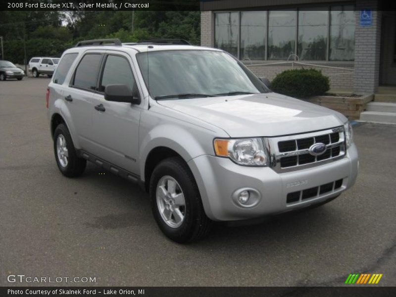Silver Metallic / Charcoal 2008 Ford Escape XLT