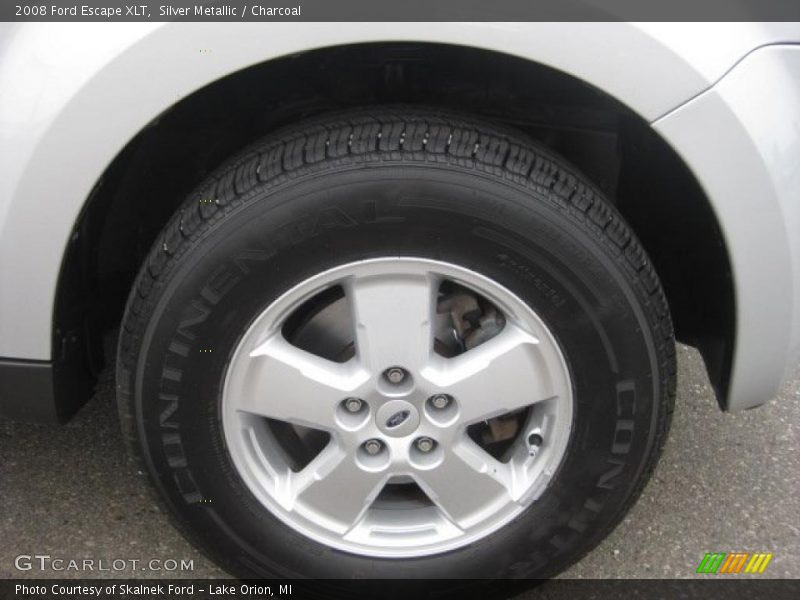 Silver Metallic / Charcoal 2008 Ford Escape XLT