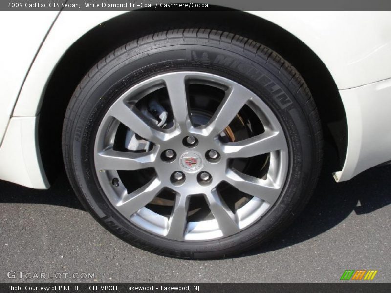 White Diamond Tri-Coat / Cashmere/Cocoa 2009 Cadillac CTS Sedan