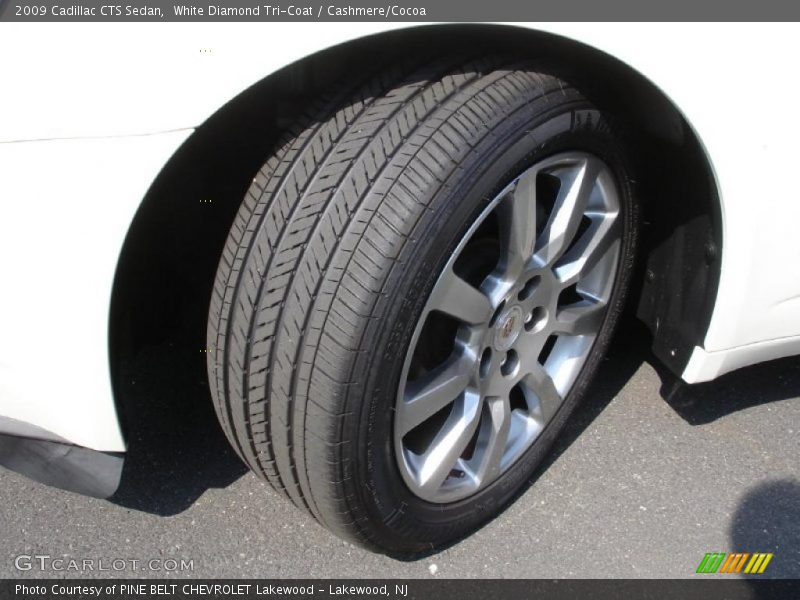 White Diamond Tri-Coat / Cashmere/Cocoa 2009 Cadillac CTS Sedan