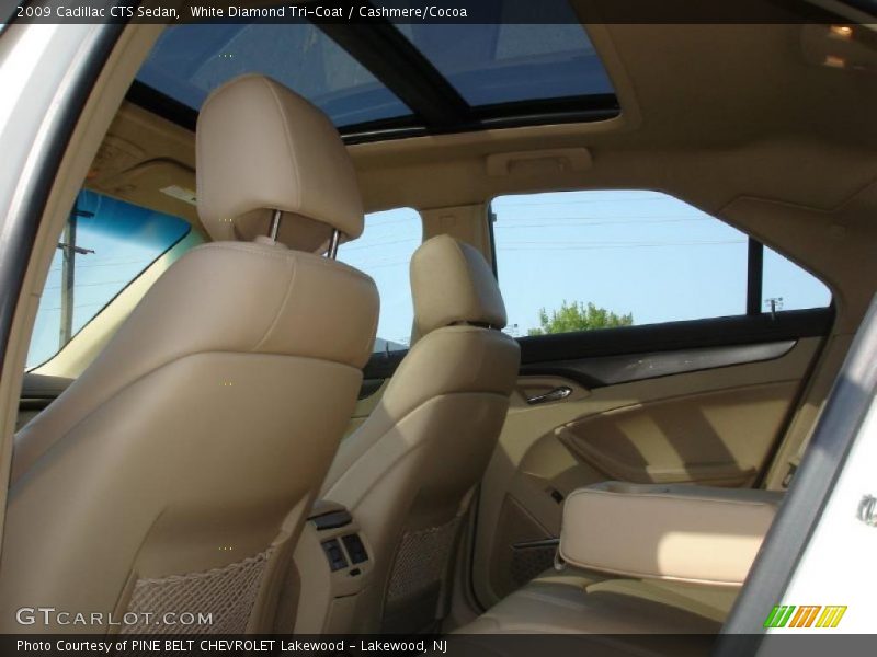 White Diamond Tri-Coat / Cashmere/Cocoa 2009 Cadillac CTS Sedan