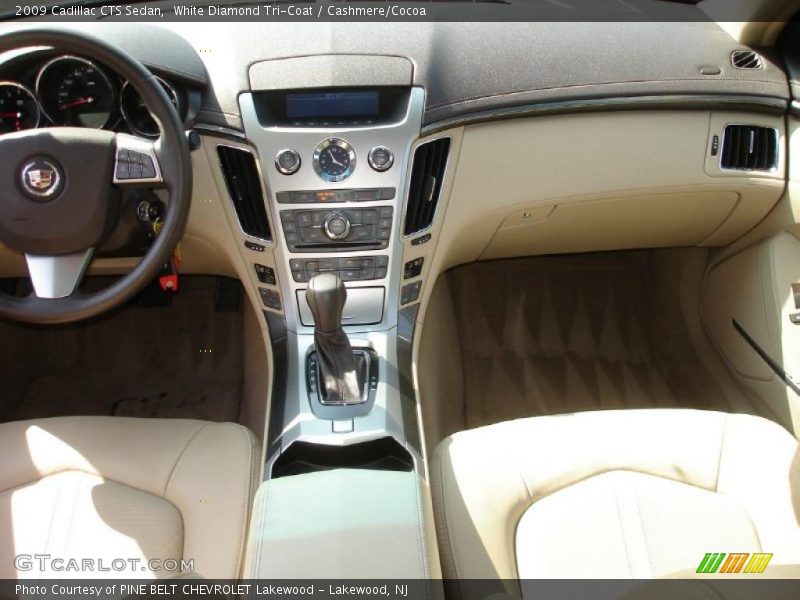 White Diamond Tri-Coat / Cashmere/Cocoa 2009 Cadillac CTS Sedan