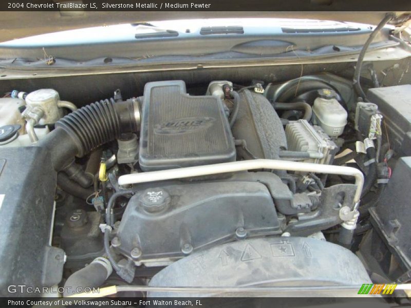 Silverstone Metallic / Medium Pewter 2004 Chevrolet TrailBlazer LS
