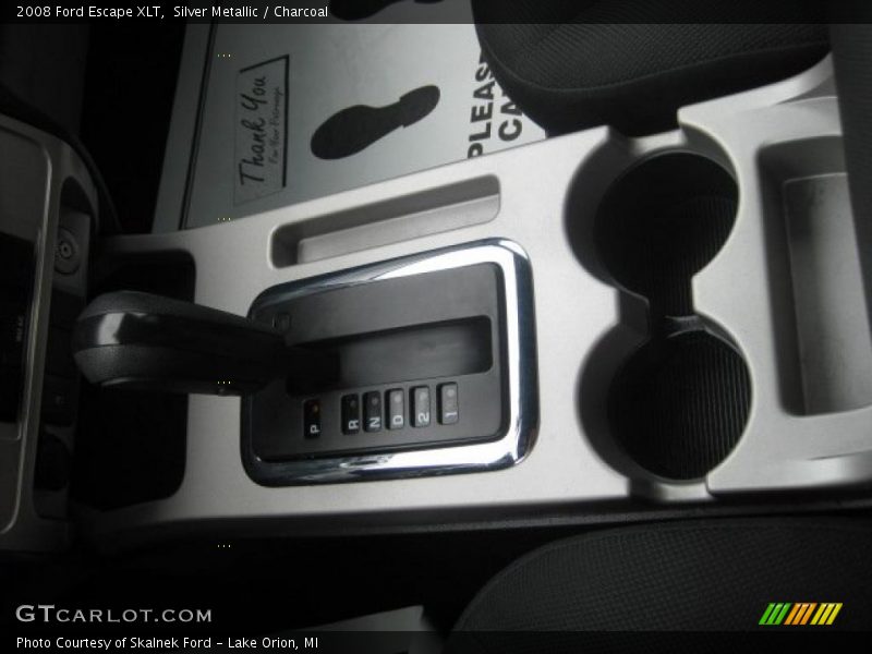 Silver Metallic / Charcoal 2008 Ford Escape XLT
