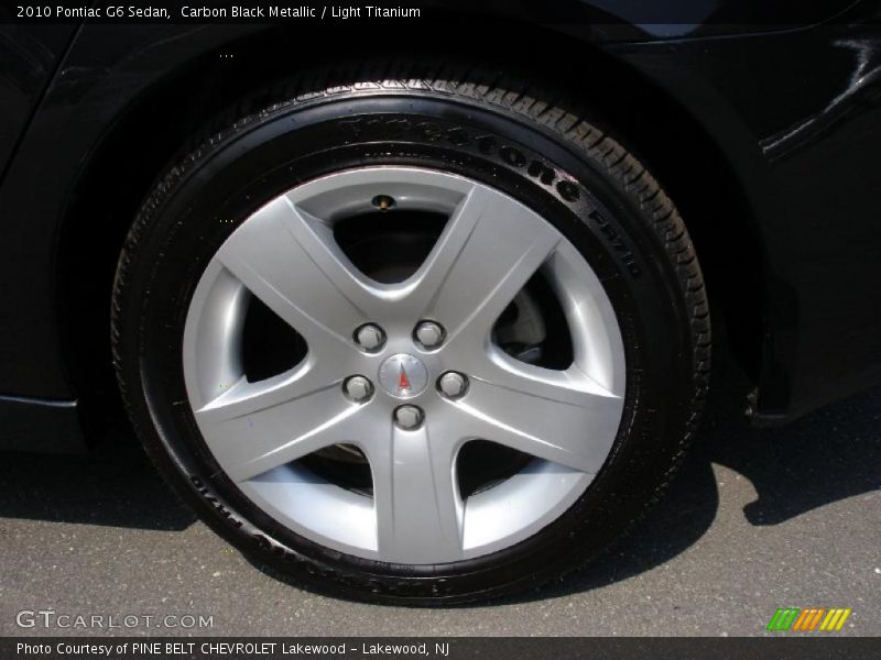 Carbon Black Metallic / Light Titanium 2010 Pontiac G6 Sedan