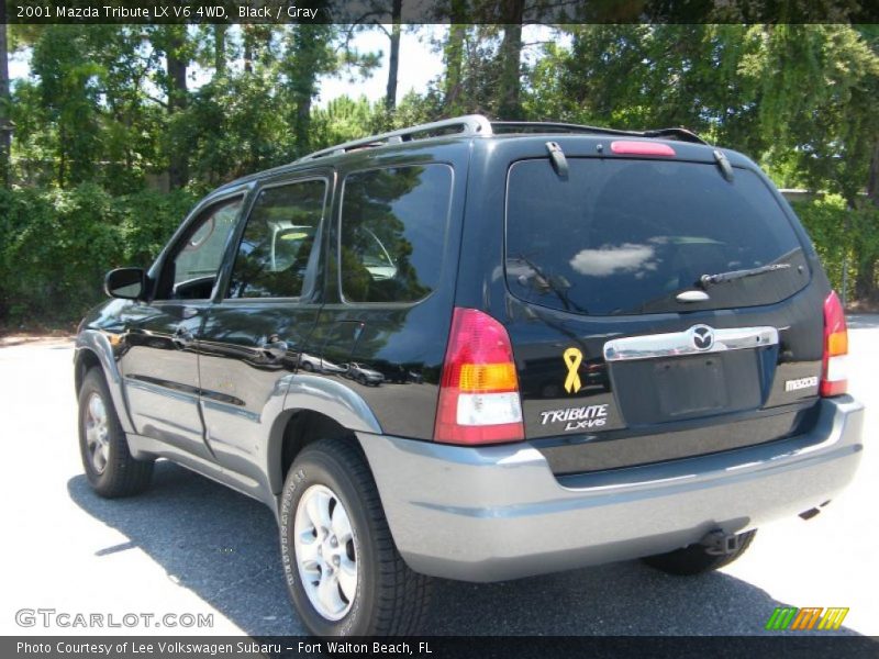 Black / Gray 2001 Mazda Tribute LX V6 4WD