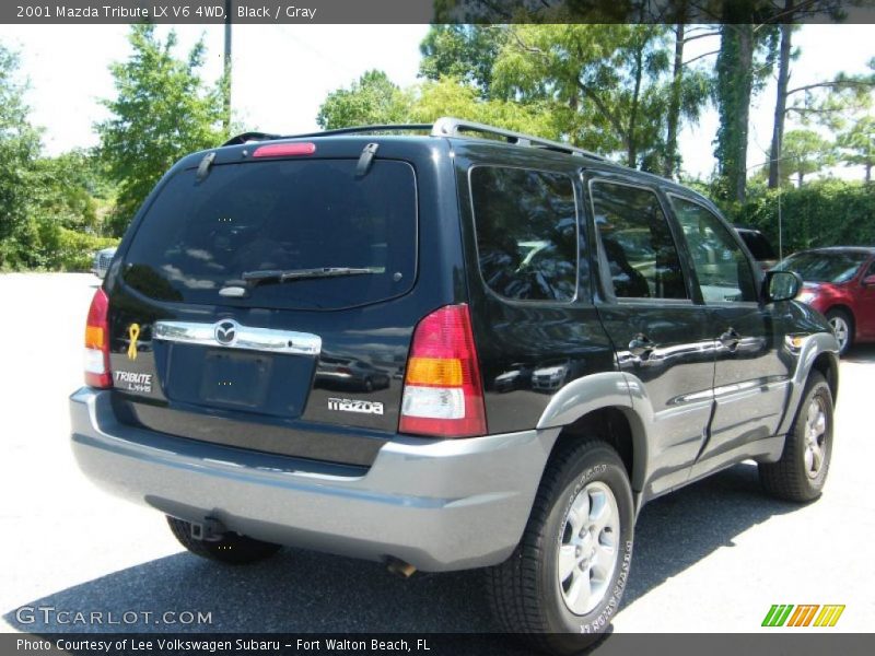 Black / Gray 2001 Mazda Tribute LX V6 4WD