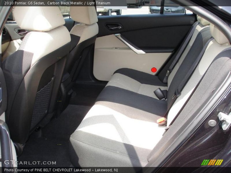 Carbon Black Metallic / Light Titanium 2010 Pontiac G6 Sedan