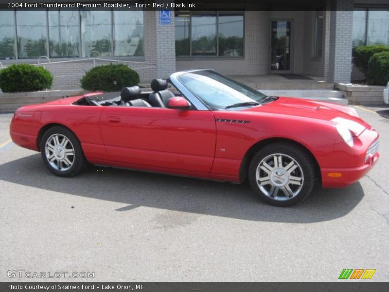 Torch Red / Black Ink 2004 Ford Thunderbird Premium Roadster