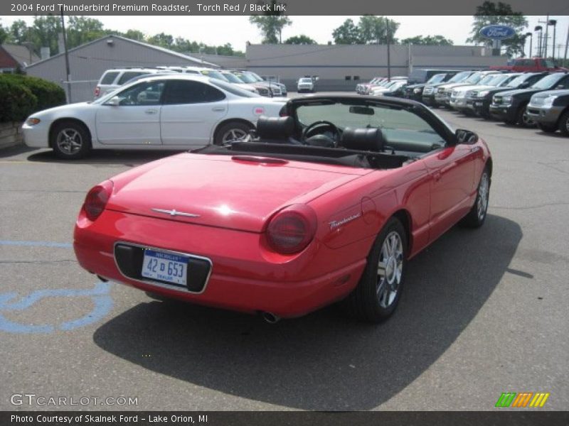 Torch Red / Black Ink 2004 Ford Thunderbird Premium Roadster