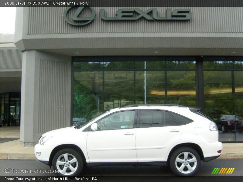 Crystal White / Ivory 2008 Lexus RX 350 AWD