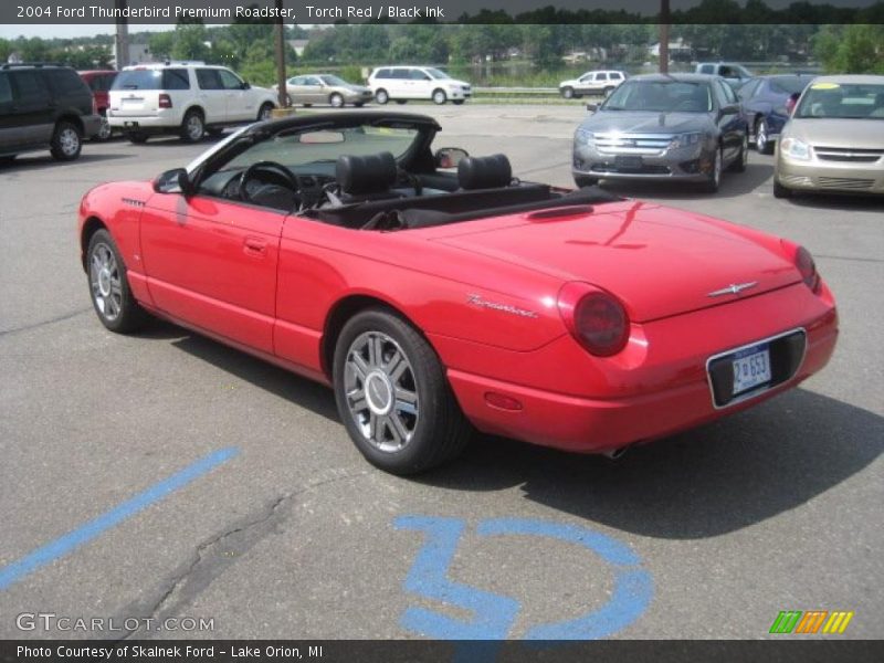 Torch Red / Black Ink 2004 Ford Thunderbird Premium Roadster